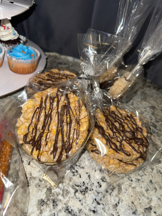 Chocolate Drizzle Rice  Treats – 6-Pack